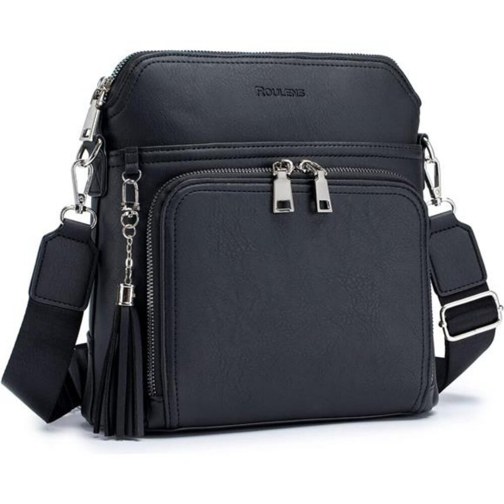 Crossbody Purse for Women, Lightweight Medium Crossbody Bag Soft Leather